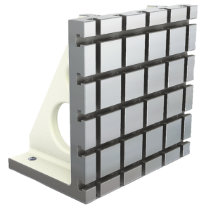 Angle plates, grey cast iron, wide  with T-slots