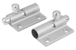 Barrel locks with return spring aluminium  grip to left or right