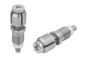 Mandrel collet  for small bores, for automated clamping