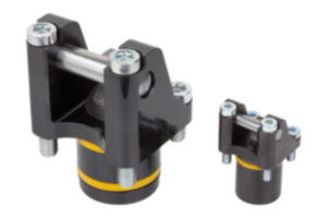 Rotary lever clamps, hydraulic  double / single-acting with spring return