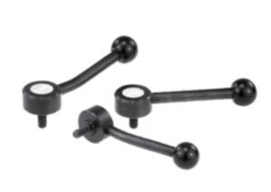 Spannhebel flach mit Außengewinde - inch