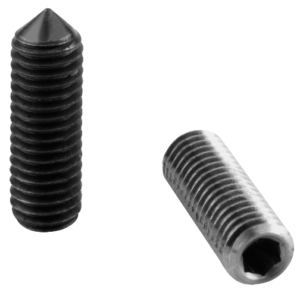 Grub screw with hexagon socket and pointed end  DIN EN ISO 4027