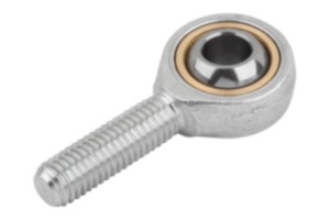 Rod ends with plain bearing  external thread, steel, DIN ISO 12240-1, maintenance-free