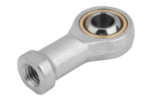 Rod ends with plain bearing  internal thread, steel, DIN ISO 12240-1, maintenance-free