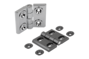 Hinges die-cast zinc adjustable