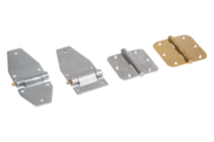 Strap hinges  steel or stainless steel