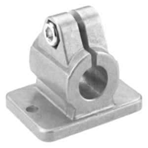 Tube clamps flange  aluminium - inch