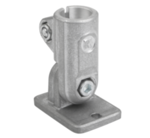 Tube clamps swivel base  aluminium - inch