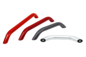 Tubular handles, oval aluminium