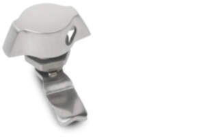 Quarter-turn lock, stainless steel  with wing grip